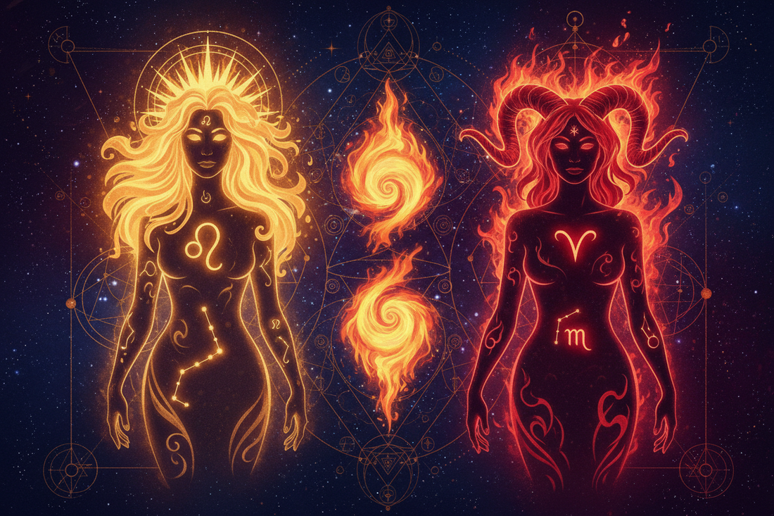 Leo Mother with Aries Daughter: When the Sun Meets the Spark Nicole's ritual universe