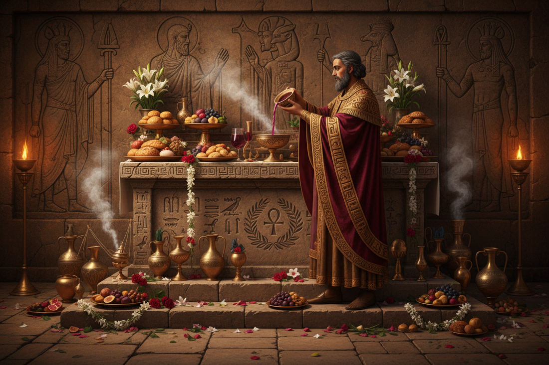 Libation Ritual Vector Libations and Offerings | Rituals & Magical Practices – Nicole's ritual ...