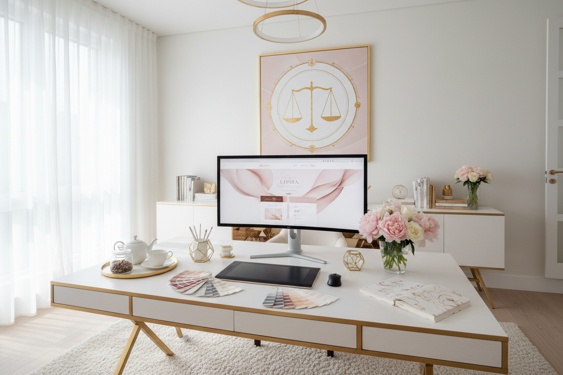 Libra Graphic Designer: Designing with Aesthetic Grace and Harmonious Vision