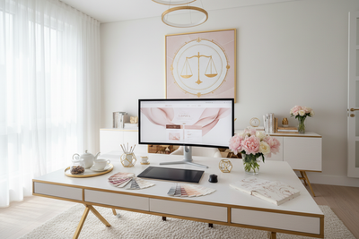 Libra Graphic Designer: Designing with Aesthetic Grace and Harmonious Vision