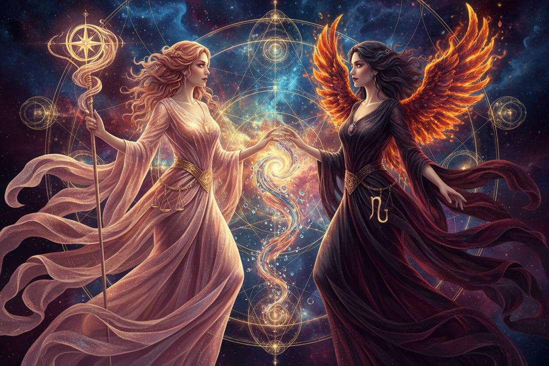 Libra Mother with Scorpio Daughter: When the Scales Meet the Phoenix Nicole's ritual universe