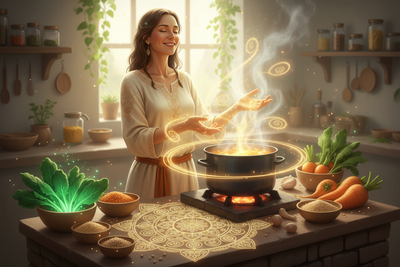 Light Path Cooking Meditation: Creating with Delight