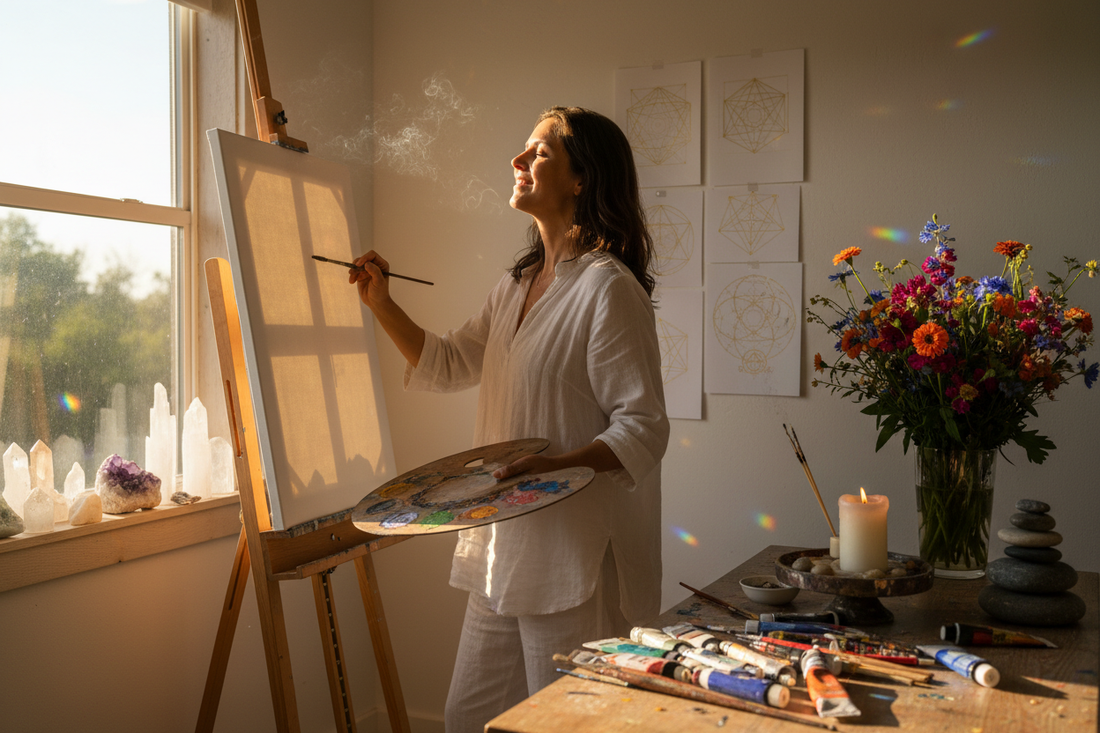 Light Path Creativity: Art as Awakening Nicole's ritual universe