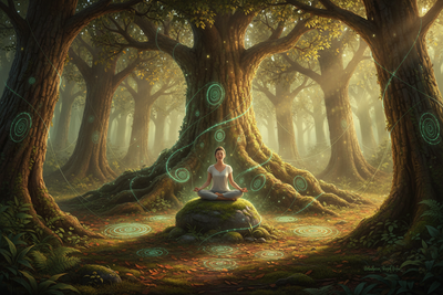 Light Path Forest Meditation: Trees of Light