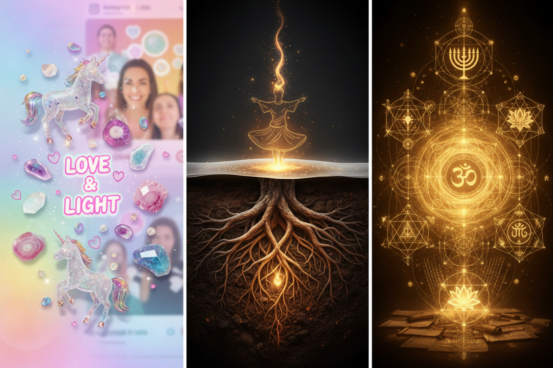 Light Path vs New Age "Love and Light": Depth vs Superficiality - Nicole's ritual universe