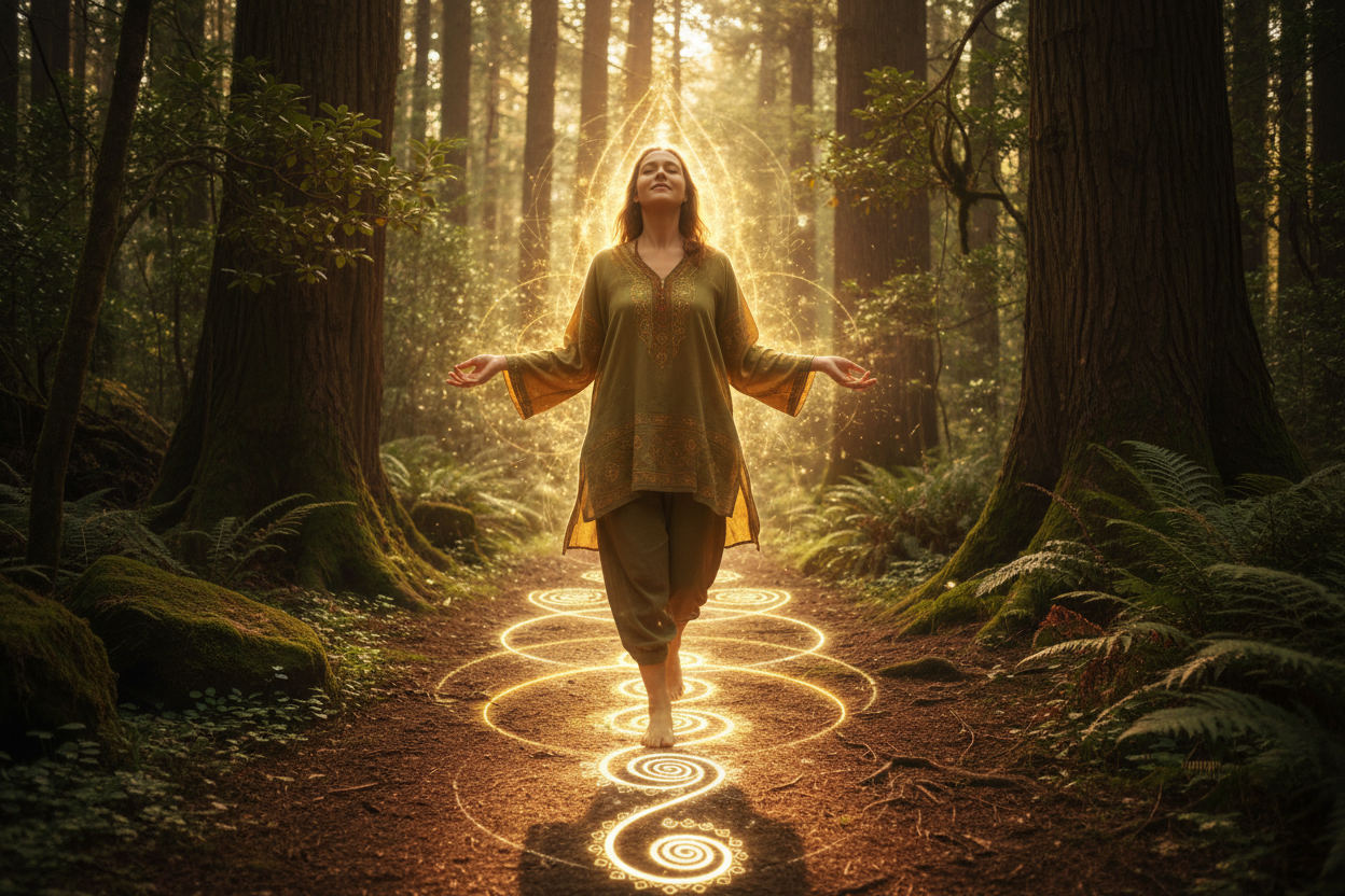 Light Path Walking Meditation: Joy in Motion | Mindful Walking Guide ...