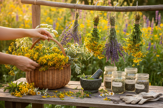 Litha Herbs & Plants: Midsummer Magical Harvesting