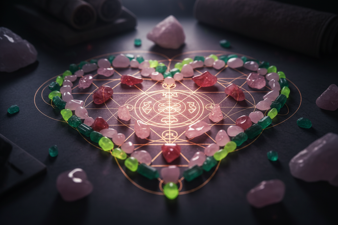 Combining Love Sigils with Crystals - Nicole's ritual universe