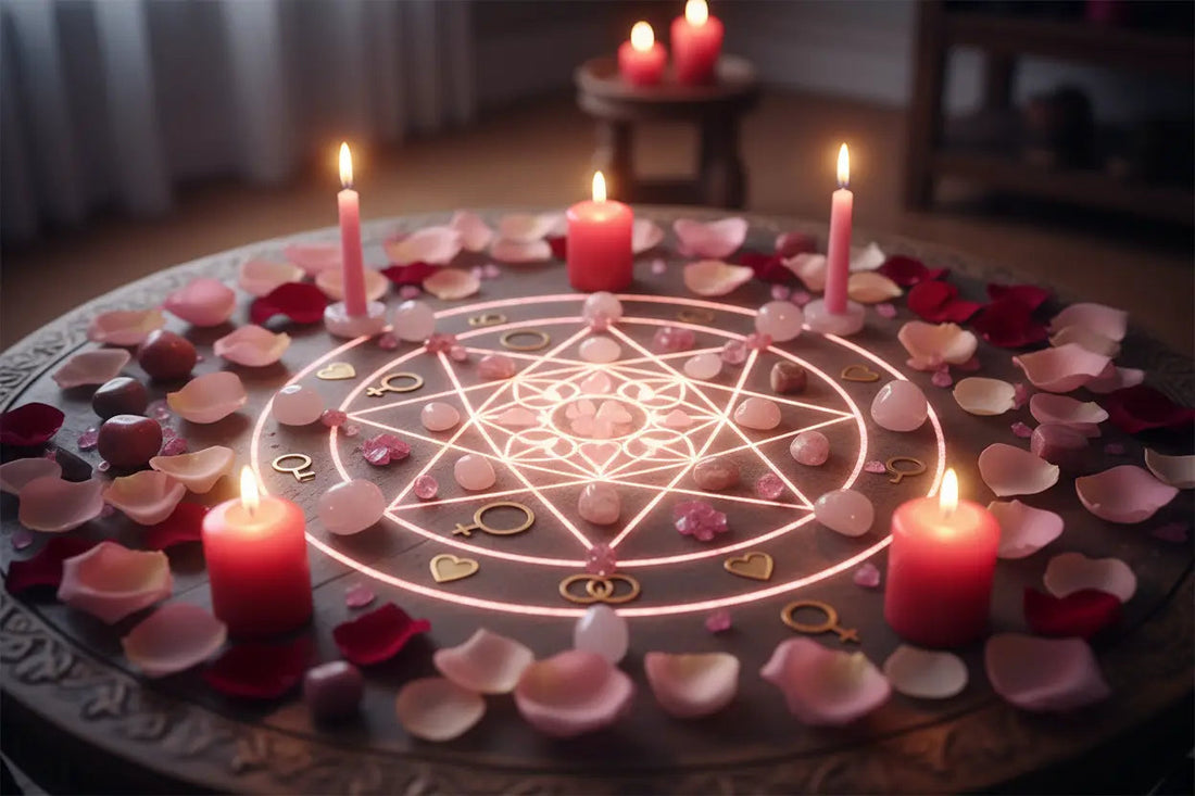 Love Attraction Magic Circle: Complete Guide to Manifesting Your Soulmate and Divine Partnership Nicole's ritual universe