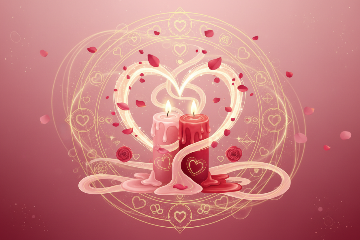 Love Candle Magic: Attract Your Soulmate | Complete Ritual Guide ...