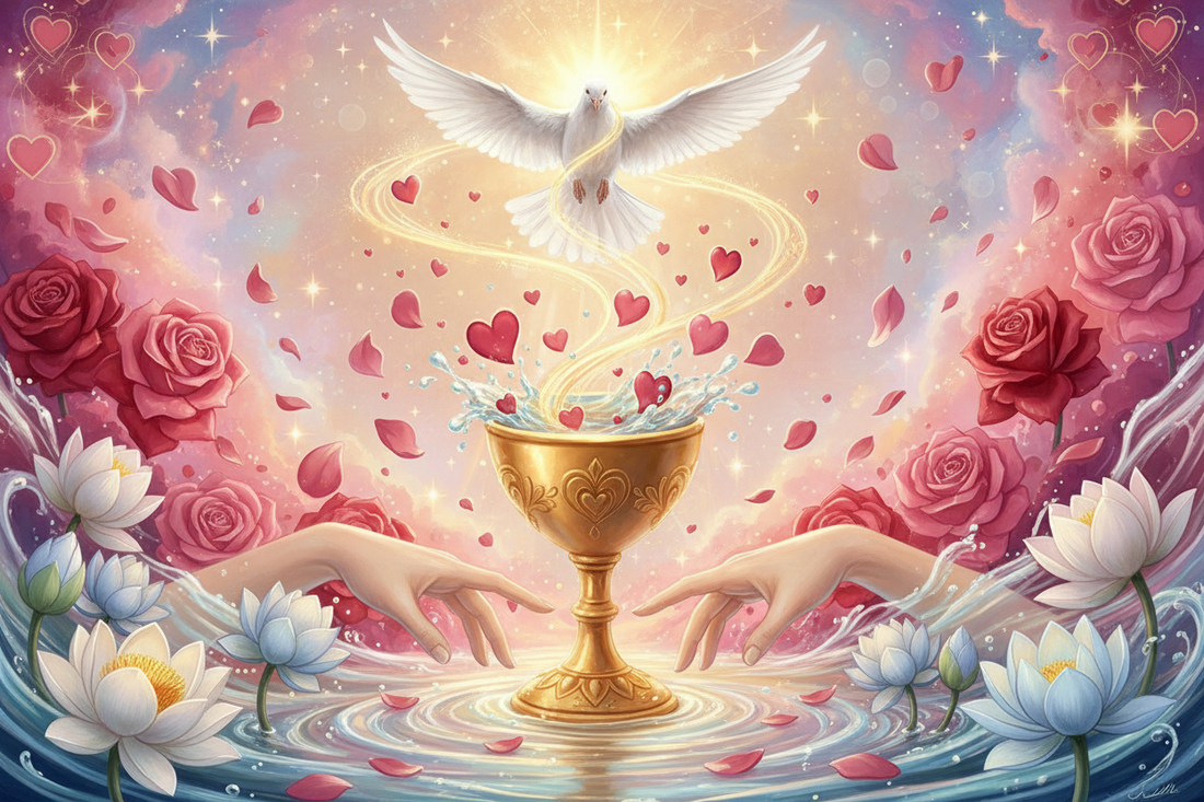 Ace of Cups in Love Readings: New Romance & Heart Awakening - Nicole's ritual universe