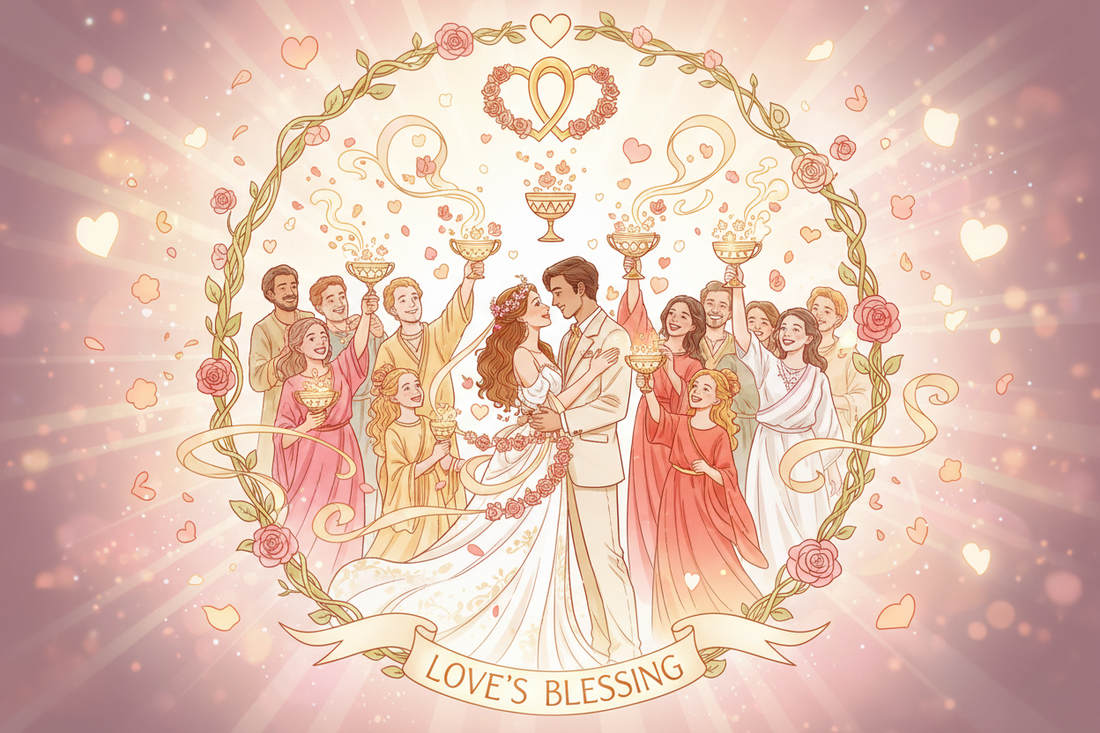 Three of Cups in Love Readings: Community Celebrating Your Love - Nicole's ritual universe