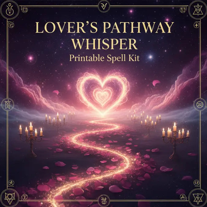 Lovers Pathway Whisper Printable Spell Kit cover
