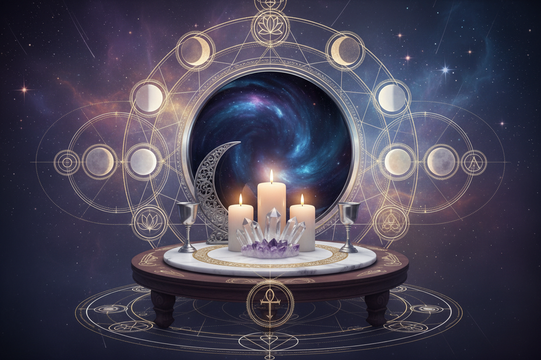 Lunar Altar Setup: Moon Magic Sacred Space - Nicole's ritual universe
