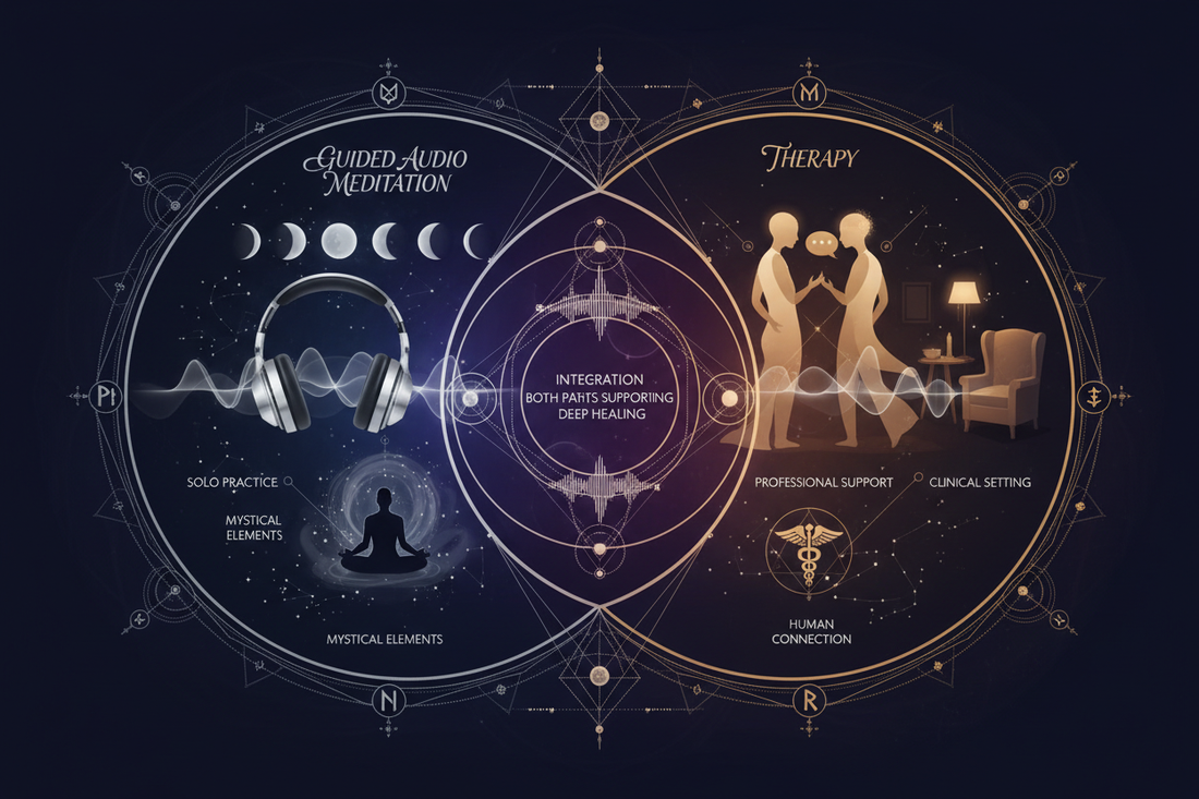 Lunar Descent vs Therapy: Can Audio Heal Deep Wounds? - Nicole's ritual universe