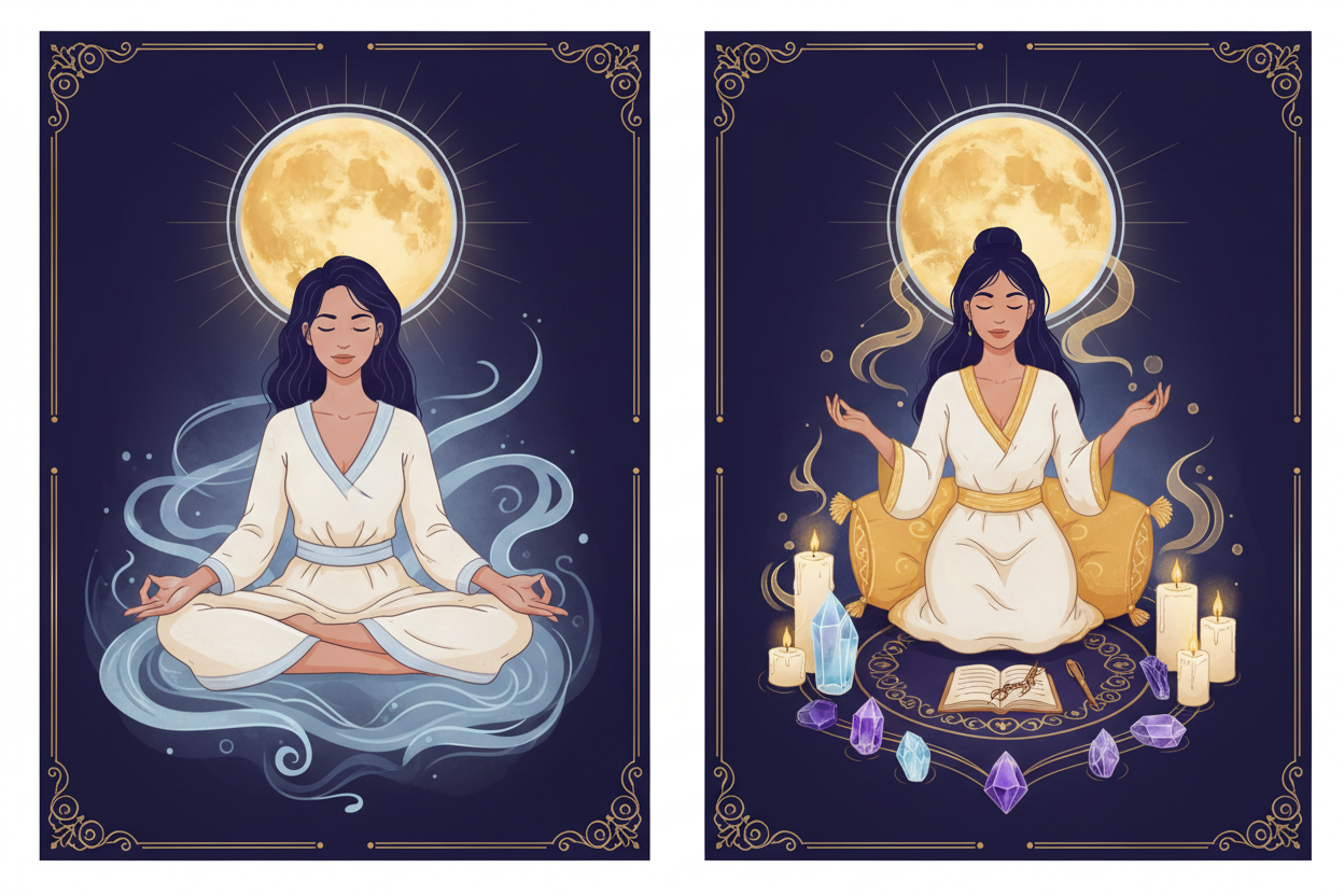 Lunar Meditation vs Lunar Ritual: What's the Difference and Which Do ...