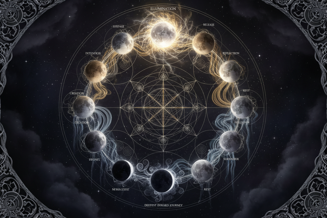 Lunar Phases & Emotional Descent: When to Go Inward - Nicole's ritual universe