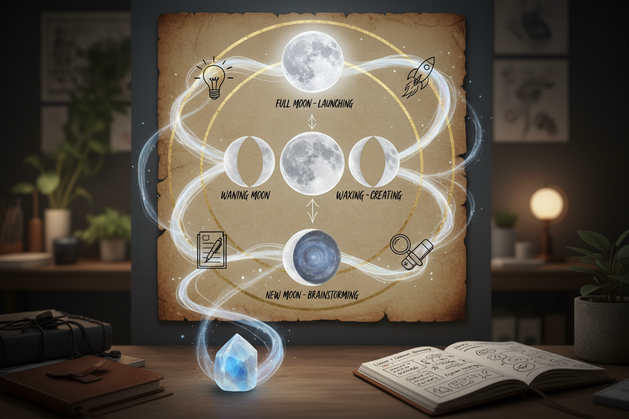 Lunar Planning for Content Creators: Moon Phase Strategy – Nicole's ...