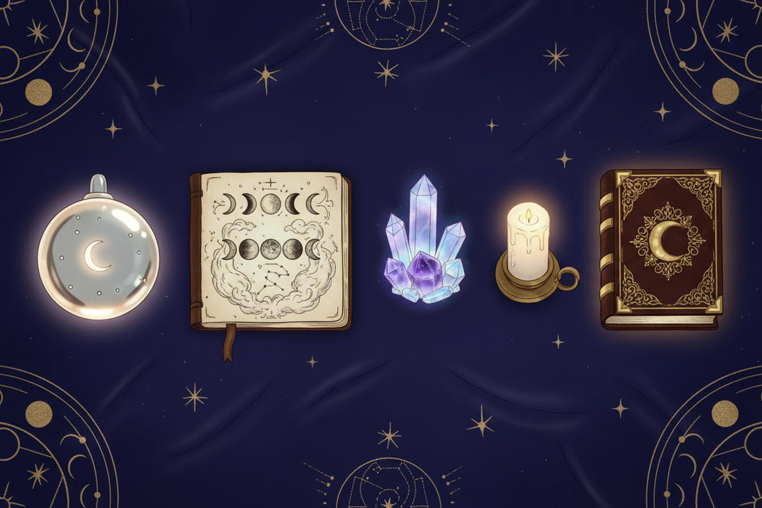 Lunar Practice Tools Compared: Audio, Journal, Candle, Crystals, or Book — What Do You Actually Need?