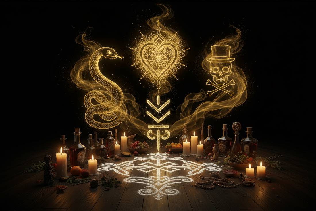 The Lwa of Haitian Vodou: Spirits, Vévés & the Divine Hierarchy