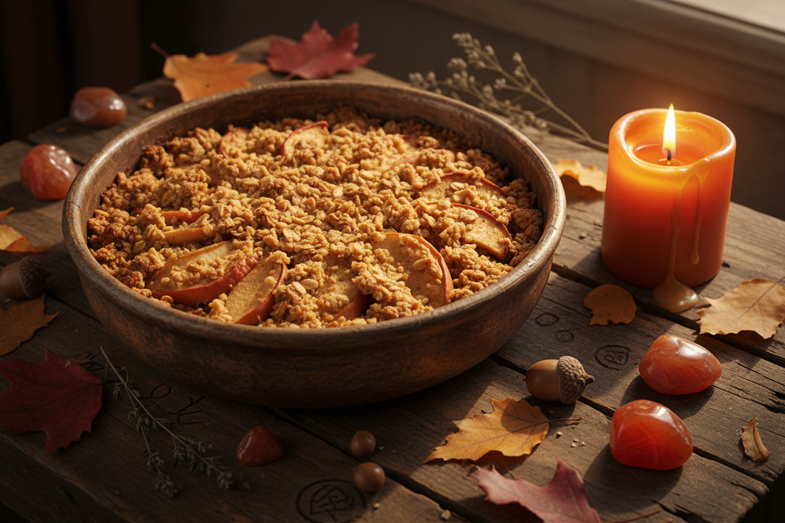 Mabon Apple Crumble: Gratitude & Balance Magical Recipe