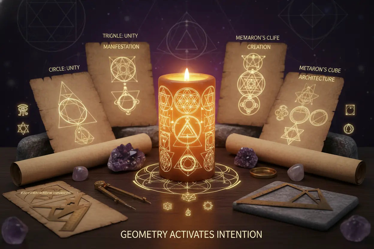 Magic Circle Candles Explained: Sacred Geometry Meets Intention ...