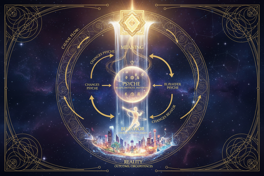 The Essence of Magic Symbols: Meaning → Psyche → Behavior → Reality