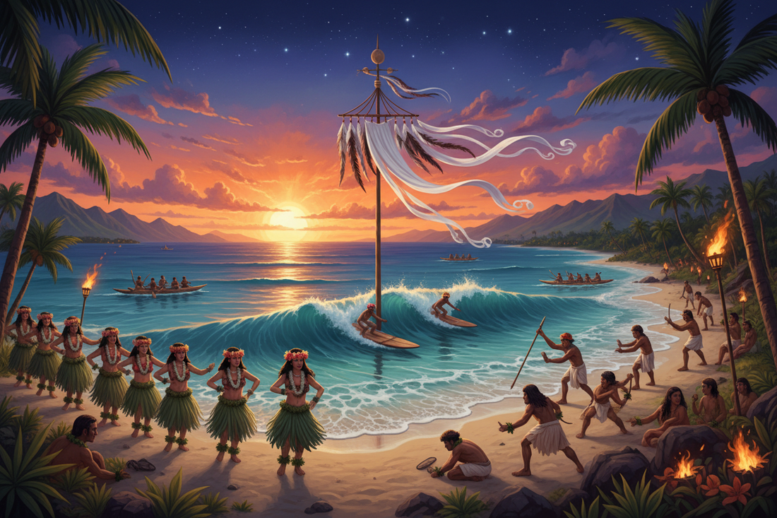 Makahiki: Hawaiian New Year - Lono Worship, War Prohibition, Sports Competitions & Tax Collection