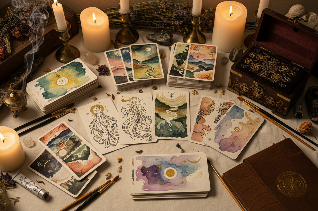 How to Make Your Own Tarot or Oracle Deck: Personal Divination Tool Creation - Nicole's ritual universe