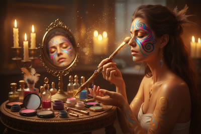Makeup as Transformation Ritual: Face Painting and Identity Magic