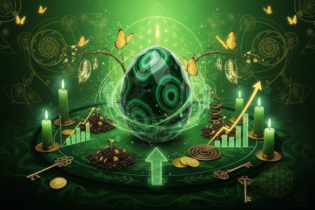 Malachite Money Spell: Transformation & Growth - Nicole's ritual universe