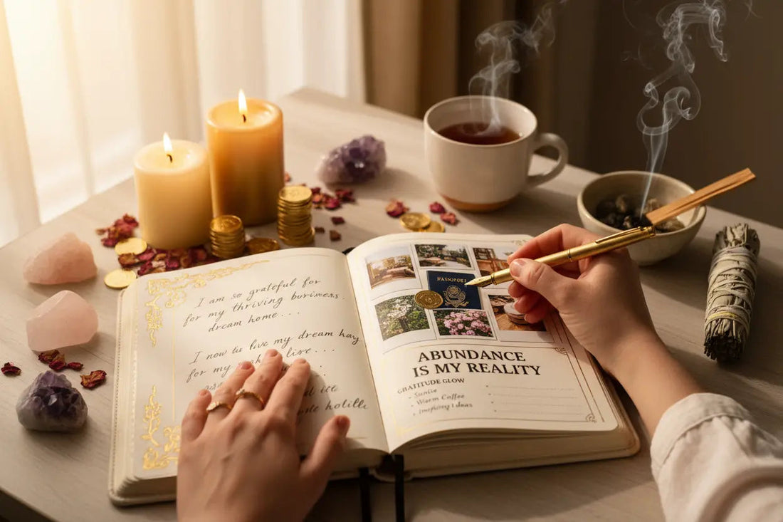 Manifestation Journal: Complete Guide to Scripting Your Dream Life - Nicole's ritual universe