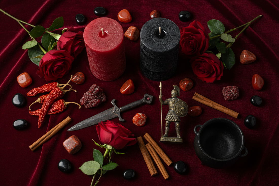 Mars Altar: Crystals, Iron & Ritual for Courage, Strength & Warrior Energy
