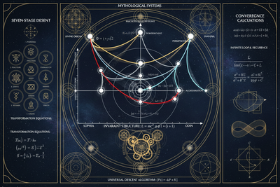 Mathematical Analysis: Descent Patterns Across Myths