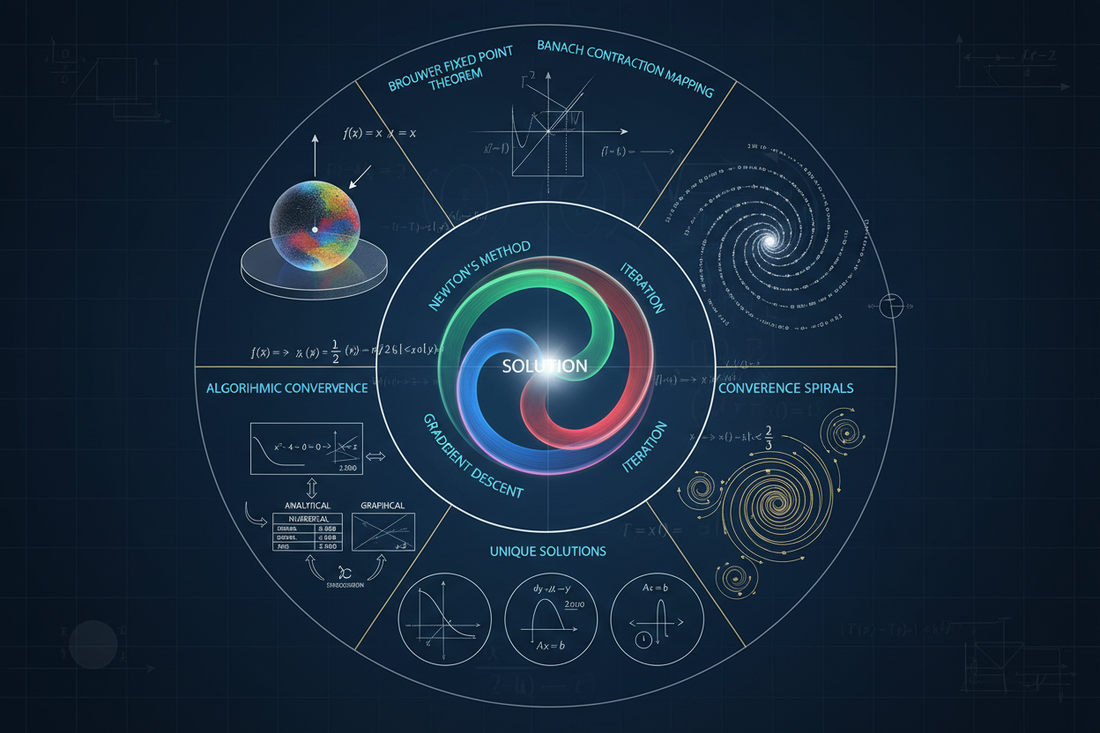 Mathematical Prediction: Fixed Point Theorems and Convergent Solutions