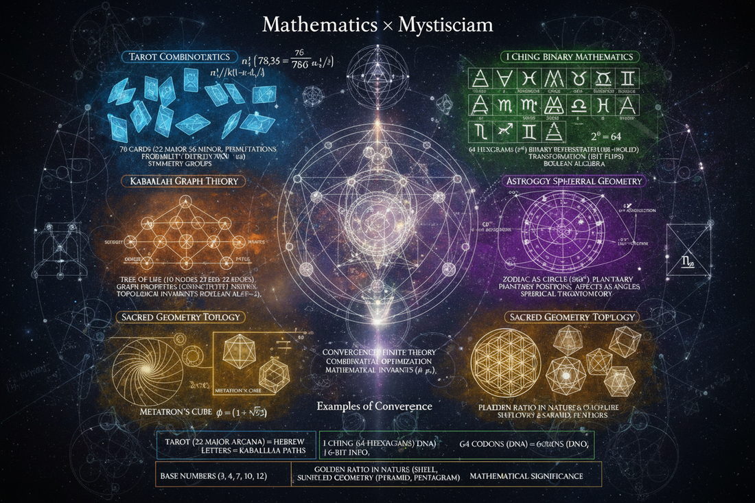 Mathematics × Mysticism: The Geometric Structure of Sacred Systems