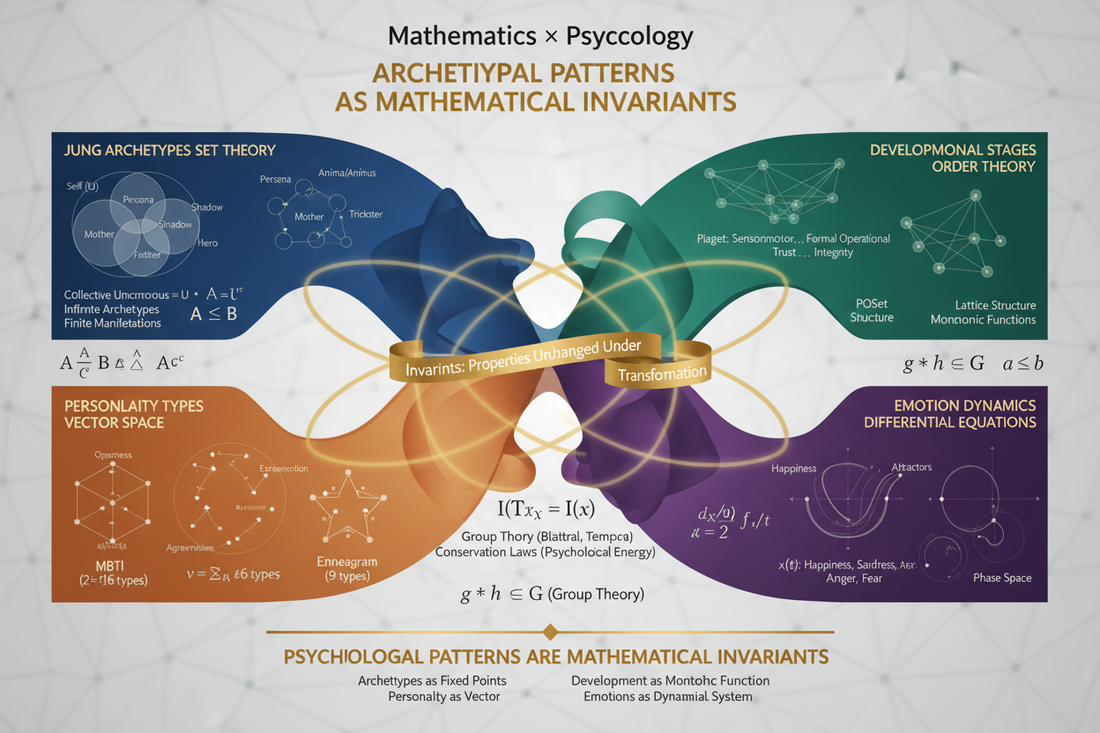 Mathematics × Psychology: Archetypal Patterns as Mathematical Invariants - Nicole's ritual universe