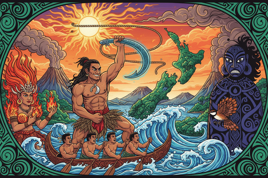 Maori Maui: The Trickster Demigod - The Hero Who Shaped the Pacific - Nicole's ritual universe