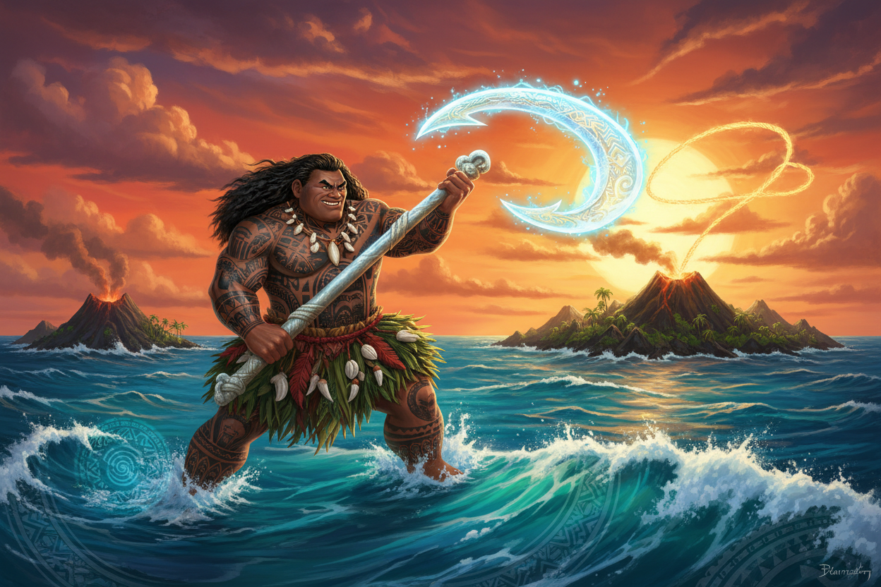 Maui: Polynesian Trickster-Hero | Heroes and Demigods – Nicole's ritual ...