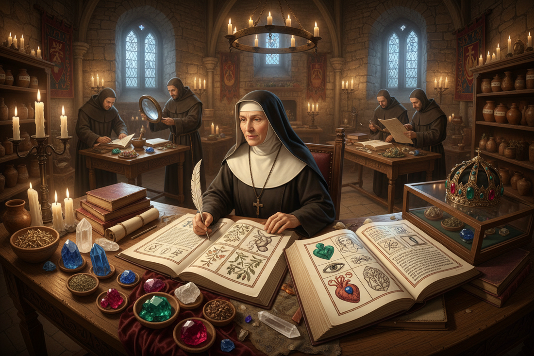Medieval Crystal Healing: Hildegard von Bingen and Lapidaries - Nicole's ritual universe