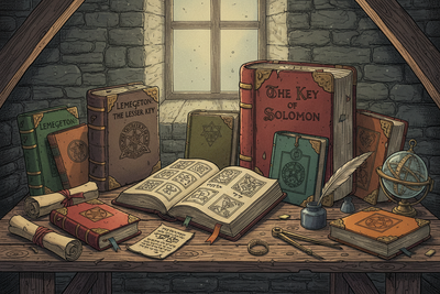 Medieval Grimoires Key Solomon Lemegeton More