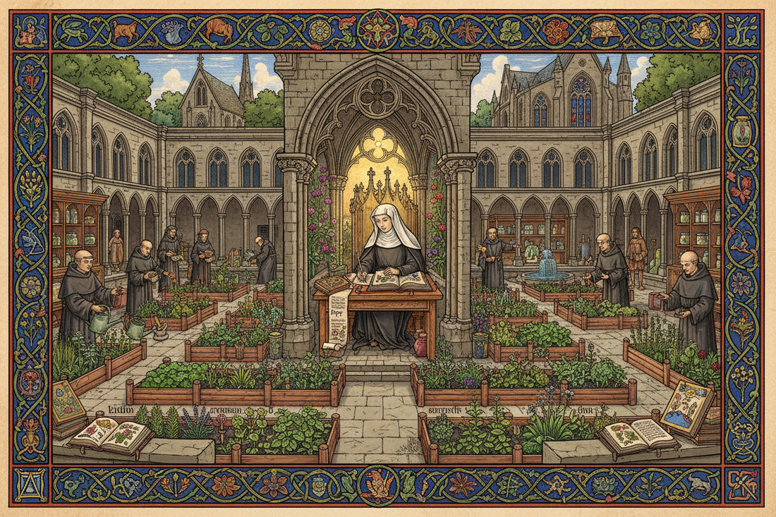 Medieval Herbalism Monastery Gardens Hildegard Physica