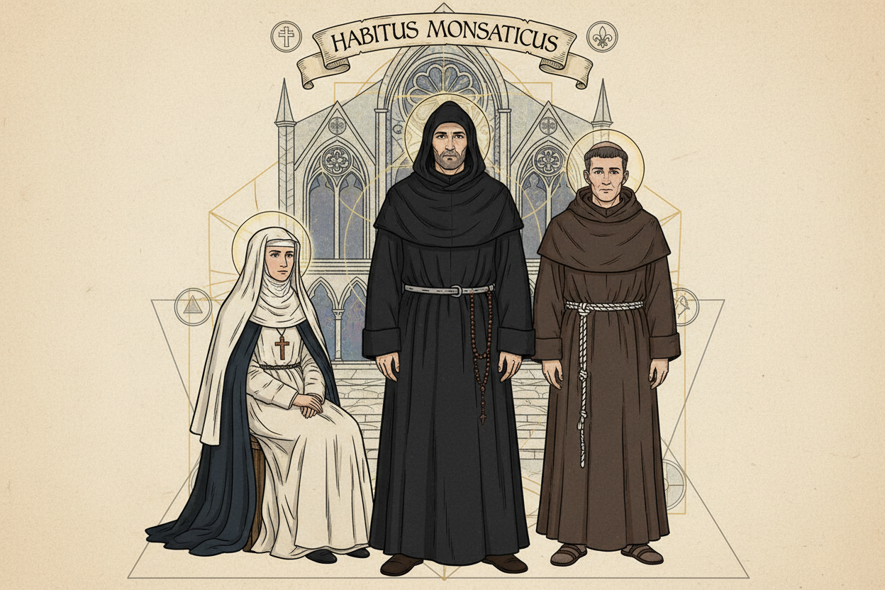 Medieval Monastic Habits: Benedictine, Franciscan, and Contemplative ...