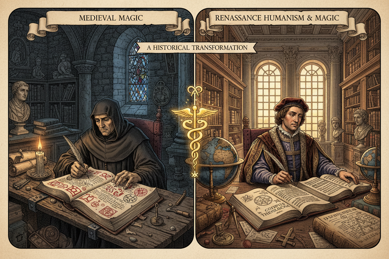 Medieval vs Renaissance Magic: Grimoires to Humanism – Nicole's ritual ...