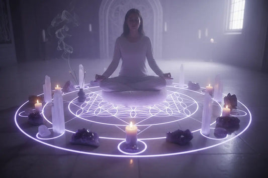 Meditation Magic Circle Setup: Complete Guide to Creating Sacred Space for Deep Spiritual Practice Nicole's ritual universe