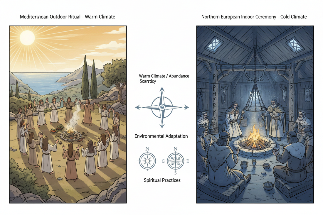 Mediterranean vs Northern European: Climate and Practice - Nicole's ritual universe