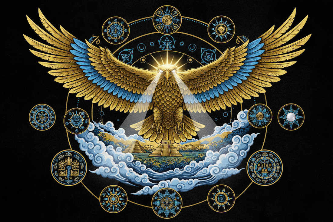 Men Mayan Day Sign: The Eagle & the Vision of Higher Mind