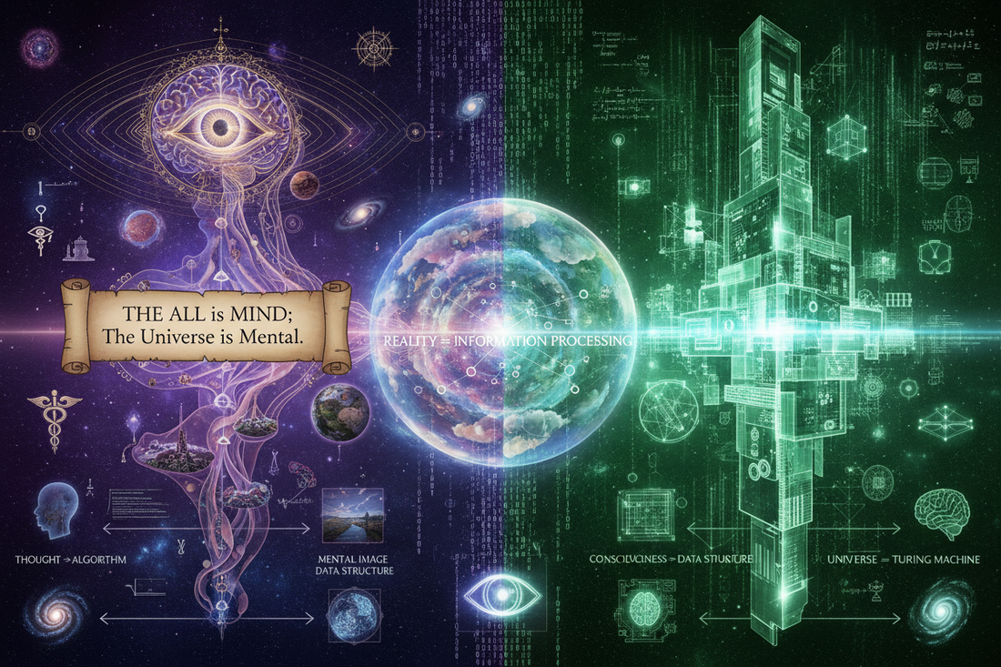 Mentalism: 'The All is Mind' as Computational Universe Theory