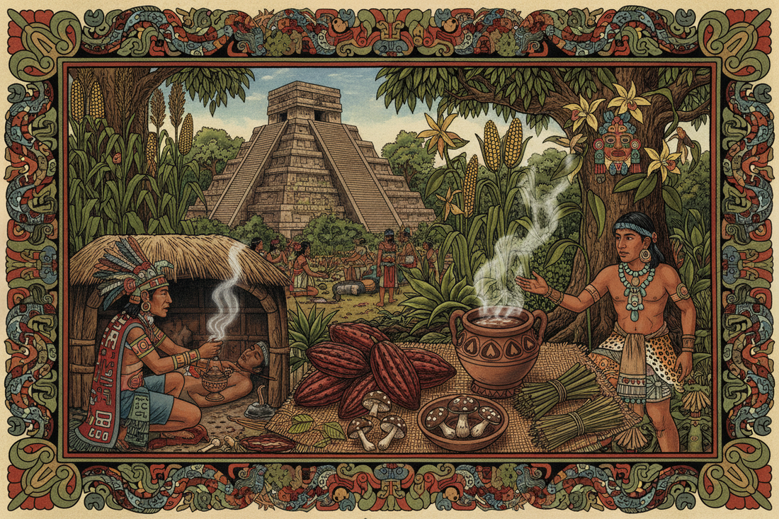 Mesoamerican Sacred Plants: Aztec and Maya Herbalism - Ancient Mexican Plant Wisdom & Sacred Cacao - Nicole's ritual universe