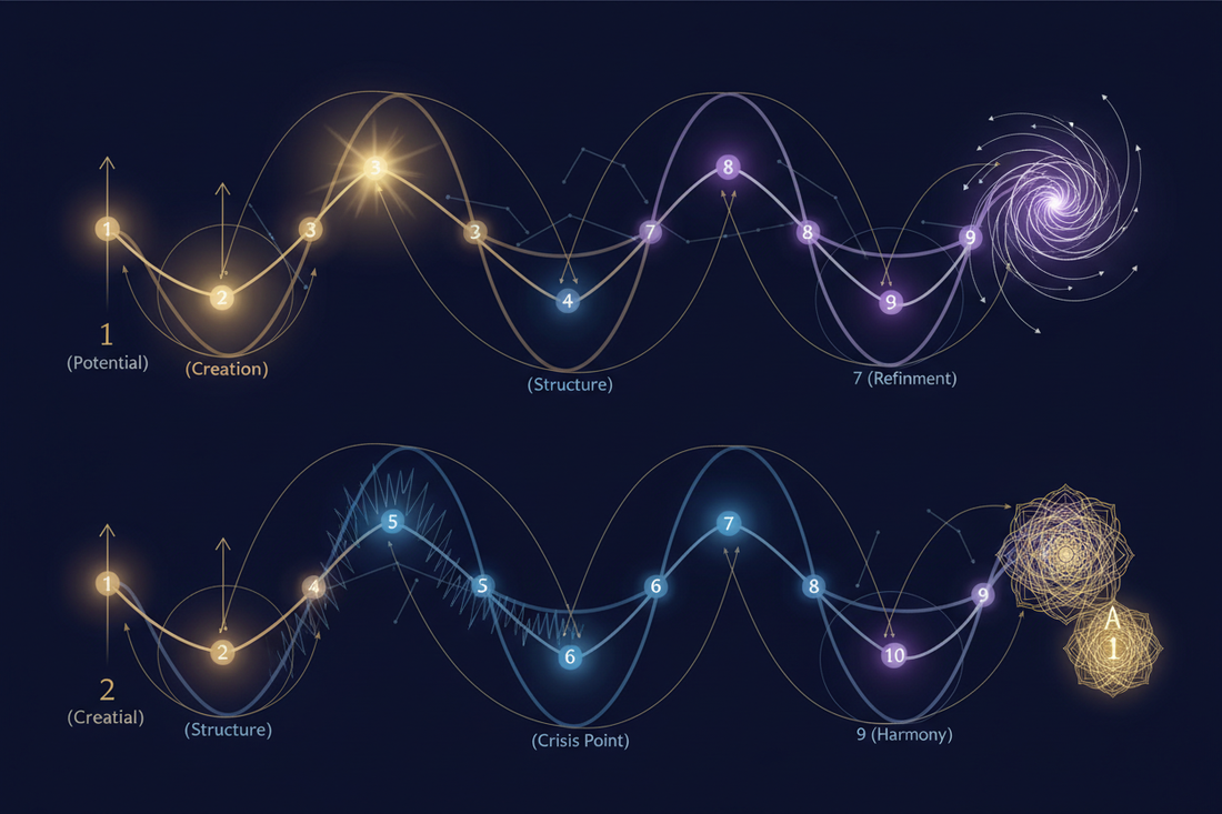 Conflict, Stability, Breakthrough: The Hidden Pattern in 1–10 - Nicole's ritual universe